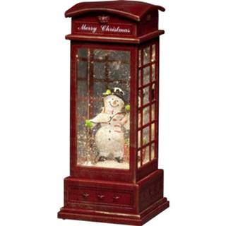 👉 Schakelaar rood Konstsmide 4367-550 Telefoon met sneeuwman LED Besneeuwd, Watergevuld, Timer, 7318304367556
