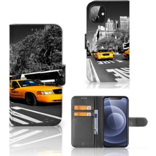 👉 Flipcover Apple iPhone 12 Mini Flip Cover New York Taxi 8720215319835