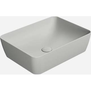 👉 Opzetkom grijs keramiek Ben Stilo 50x38x14 cm Cement 8714175976986