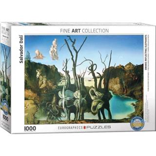 👉 Puzzel Salvador Dali 1000 Stukjes Elephants