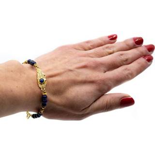 👉 Edelsteen armband Lapis Lazuli met Veer (20 cm) 7141262610897