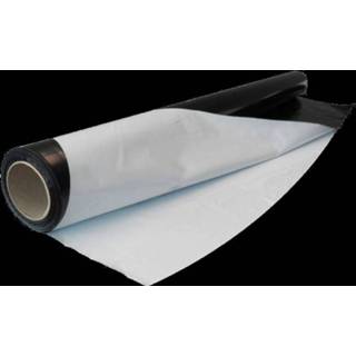 Zwart wit Black and white foil, roll 25 mtr by 2