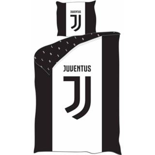 👉 Dekbedovertrek zwart wit katoen Juventus 140 X 200 Cm Zwart/wit 5425039189895