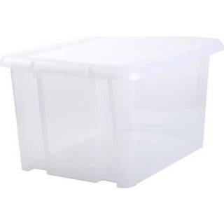 👉 Opbergbox plastic Eda Funny Box 80 L - Natuurlijk 64,7 X 49,5 36,2 Cm 3086960217228