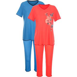 👉 Pyjama rood Pyjama's per 2 stuks Harmony Koraal::Blauw 4055705214050