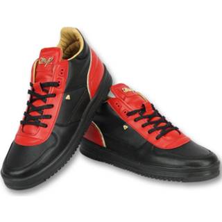 👉 Schoenen zwart rood male Cash Money sneakers luxury black red 7435143898826