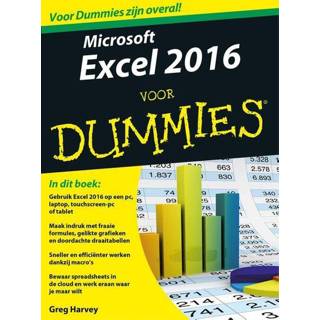 Microsoft Excel 2016 voor Dummies - Greg Harvey (ISBN: 9789045352442)