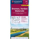 👉 Kompass - Fahrradkarte Bremen, Verden, Walsrode - Fietskaart 1. Auflage - Neuausgabe