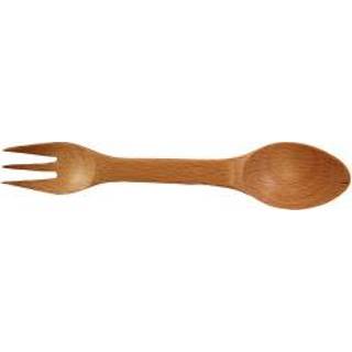 👉 Stabilotherm - Holz-Spork - Bestek maat One Size, bruin