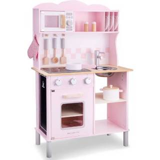 👉 Kook plaat jongens roze New Class ic Toys Kitchenette - Modern met kookplaat 8718446110673
