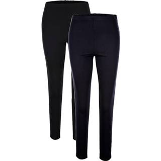 👉 Legging blauw viscose effen vrouwen zeer comfortabel Blue Moon Zwart::Marine::Wit 4055705792923