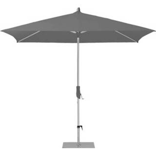 👉 Parasol grijs Alu Twist 250x200cm (stone grey)