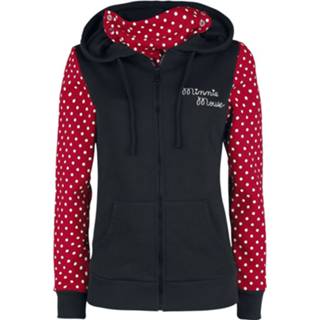 👉 Vest zwart rood vrouwen m Minnie Mouse - Stay Safe met capuchon 4044583815701