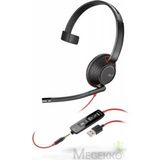 👉 Headset zwart POLY Blackwire 5210 Hoofdband USB Type-A