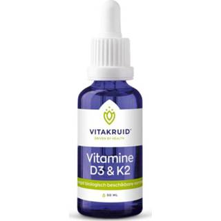 👉 Vitamine gezondheid Vitakruid D3 & K2 Druppels 8717438691664