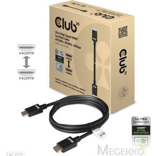 👉 HDMI kabel zwart CLUB3D CAC-1370 1,5 m Type A (Standaard) 8719214471750