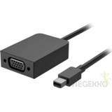👉 Microsoft Mini DisplayPort/VGA Mini DisplayPort VGA (D-Sub) Zwart - [EJP-00004]