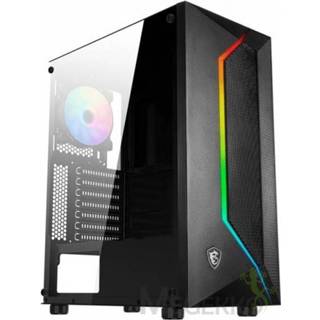 👉 Gaming PC zwart MSI MAG VAMPIRIC 100R 'V100R' ARGB Mid Tower Computer Case Midi 4719072720247