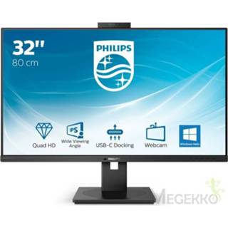 👉 Zwart Philips P Line 326P1H/00 LED display 80 cm (31.5 ) 2560 x 1440 Pixels Quad HD 8712581768096