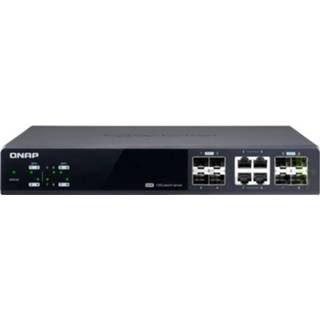 👉 Netwerk-switch zwart mannen QNAP QSW-M804-4C Managed 10G Ethernet (100/1000/10000) 4713213517819