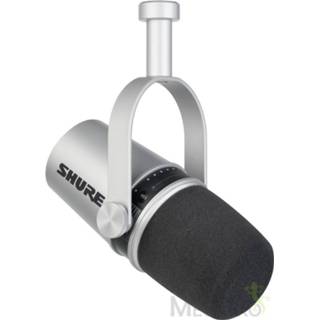 👉 Shure MV7 Dynamisches Podcast Mikrofon Silber