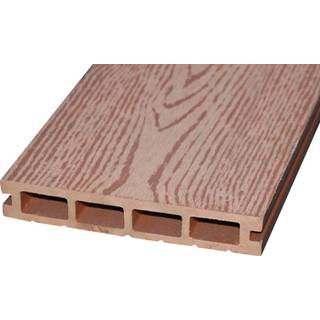 👉 Composieten vlonder plank composiet teak Fonteyn | Vlonderplanken 1m² 3 Planken Dark