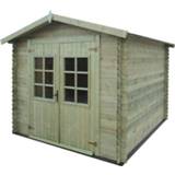 👉 Tuin huisje Fonteyn | Marie Tuinhuis Zadeldak 246 x cm Onbehandeld 8718734570905