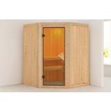 👉 Finse Element Sauna Noord Europees vurenhout Karibu | Larin Deur Bronze 4010090596266