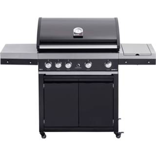 👉 Trolley roestvrij staal zwart Grandhall | Maxim G4 BBQ 8719324696227