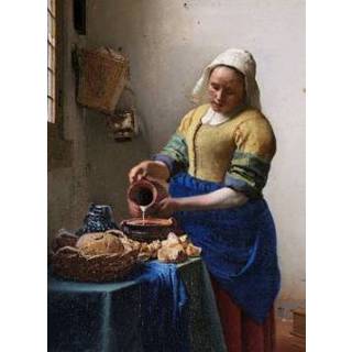 👉 Kunstkaart kunst Klaas de Jong | Het melkmeisje