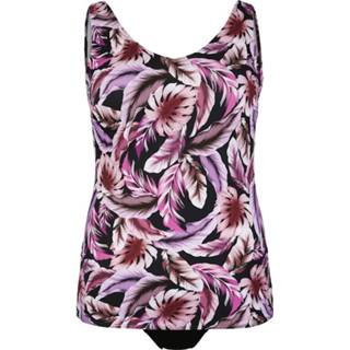 👉 Badpak Maritim Zwart::Paars::Fuchsia