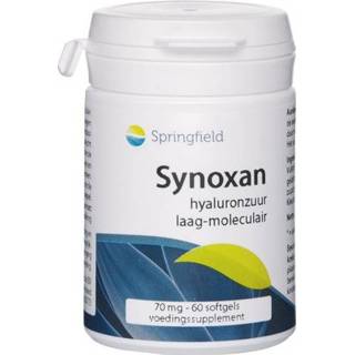 👉 Hyaluronzuur softgels Springfield Synoxan low-molec 70 mg 60 8715216291914