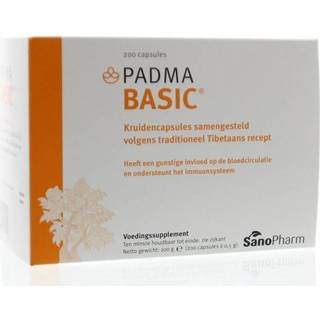 👉 Padma basic capsules Sanopharm 200 8718347170516