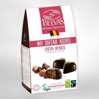 👉 Chocolade hart snoepgoed Belvas Choco hazelnoot praline 100 gram 5425007882674