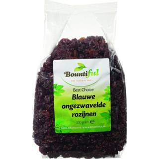 Rozijn blauw rozijnen ongezwaveld Bountiful 500 gram 8718503323121