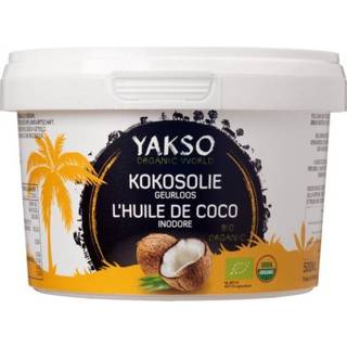 👉 Kokosolie geurloos Yakso 500 ml 8718754504980