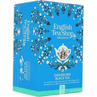 👉 Zwart darjeeling black tea English Shop 20 zakjes 680275040187