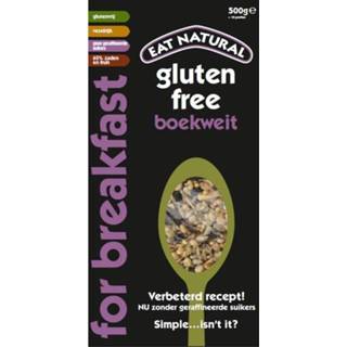 👉 Boekweit voeding Eat Natural Breakfast glutenvrij 500 gram 5013803001087