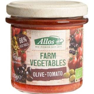 👉 Farm vegetables tomaat Allos & olijf 135 gram 4016249149413