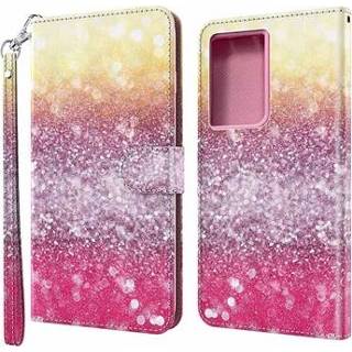 👉 Portemonnee Wonder Series Samsung Galaxy S21 Ultra Hoesje - Colorful 5712580067759