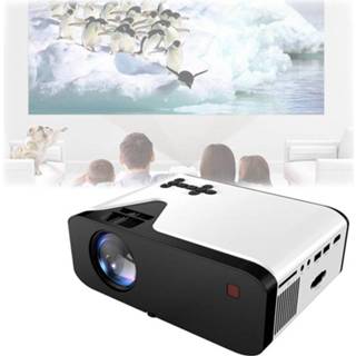 👉 Projector wit Mini Draagbare HD LED met Afstandsbediening - 1080p 5712580033341