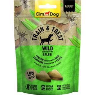 👉 Hondensnack Gimdog Train & Treat 125 g - Hondensnacks Wild&Salie 4002064507859