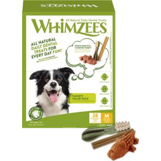 👉 Hondensnack medium Whimzees Variety Box - Hondensnacks 840 g 28 stuks 8718627754986