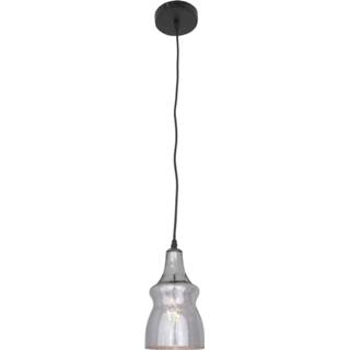 Hanglamp zilver glas trendy binnen Steinhauer - Zafa 8712746114607