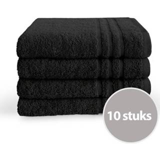 👉 Handdoek zwart Byrklund 50 x 100 cm - 10 stuks