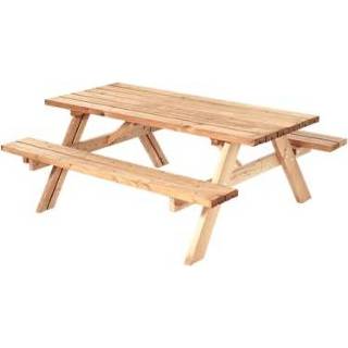 👉 Picknicktafel zwart Lariks 5703393491459