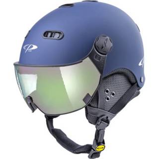 👉 Skihelm blauw CP Carachillo - meekleurend Vizier (4 Keuzes)