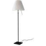 👉 Vloer lamp aluminium wit zwart Luceplan Costanza Vloerlamp -