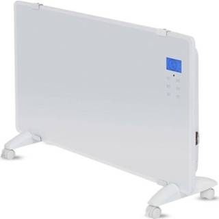 👉 Elektrische kachel wit Glazen Paneelverwarmer - Panel Heater Paneelverwarming Portable Display 3800157658454