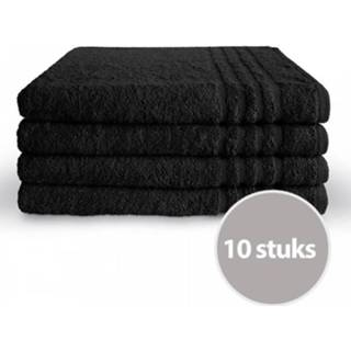 👉 Hand doek zwart Byrklund Handdoek 70 x 140 cm - 10 stuks